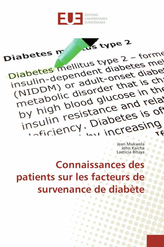 Connaissances des patients sur les facteurs de survenance de diabète
