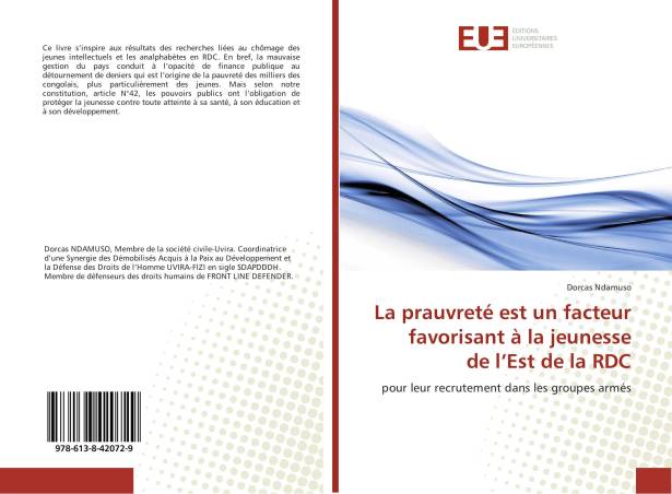 La prauvreté est un facteur favorisant à la jeunesse de l’Est de la RDC