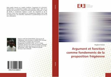 Argument et fonction comme fondements de la proposition frégéenne