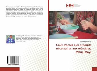 Coût d'accès aux produits nécessaires aux ménages, Mbuji-Mayi