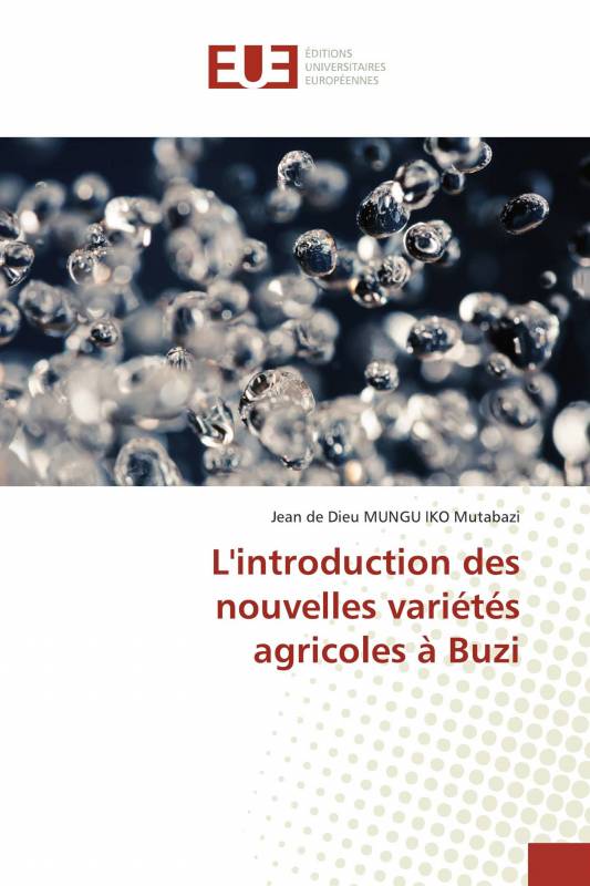 L'introduction des nouvelles variétés agricoles à Buzi