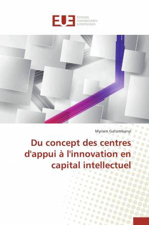 Du concept des centres d'appui à l'innovation en capital intellectuel