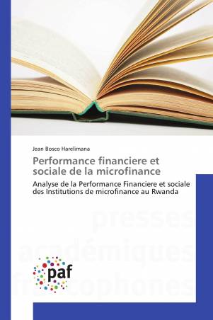 Performance financiere et sociale de la microfinance