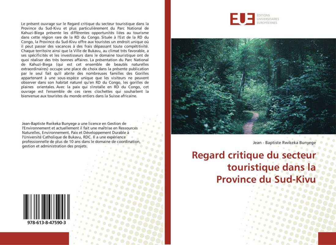 Regard critique du secteur touristique dans la Province du Sud-Kivu