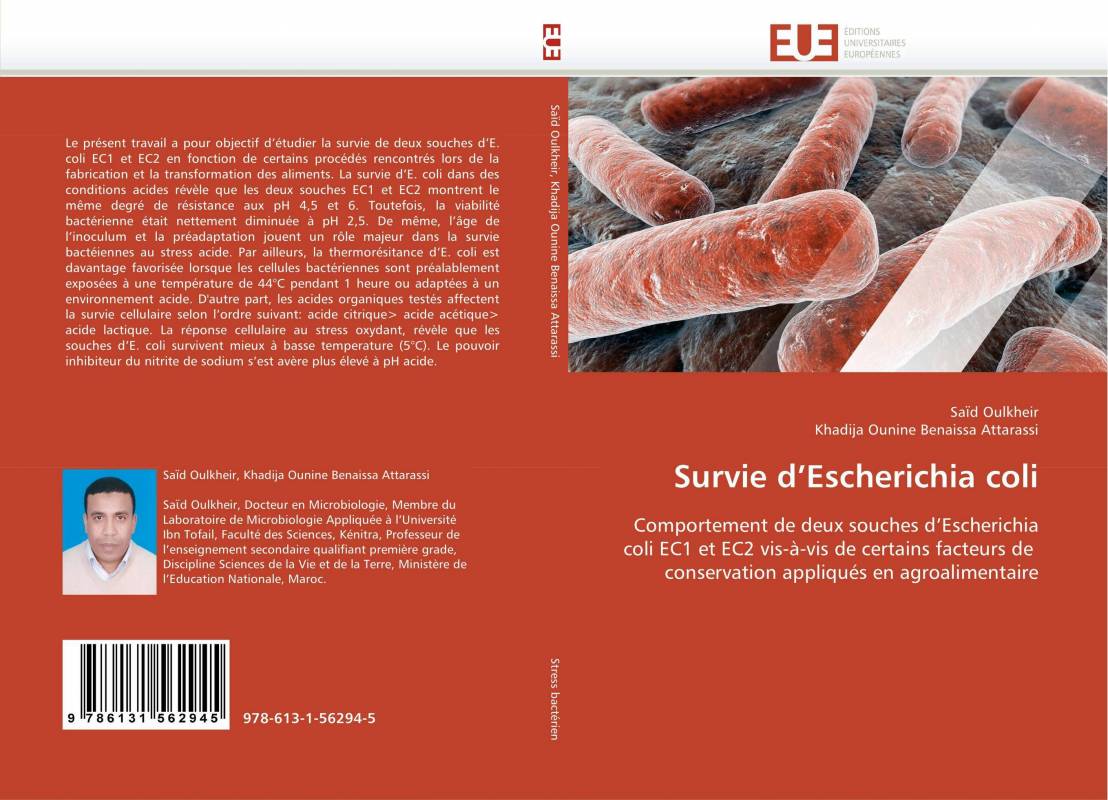 Survie d’Escherichia coli