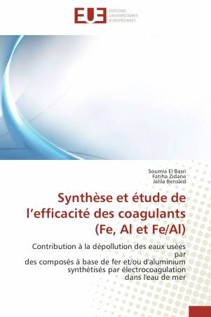 Synthèse et étude de l’efficacité des coagulants (Fe, Al et Fe/Al)