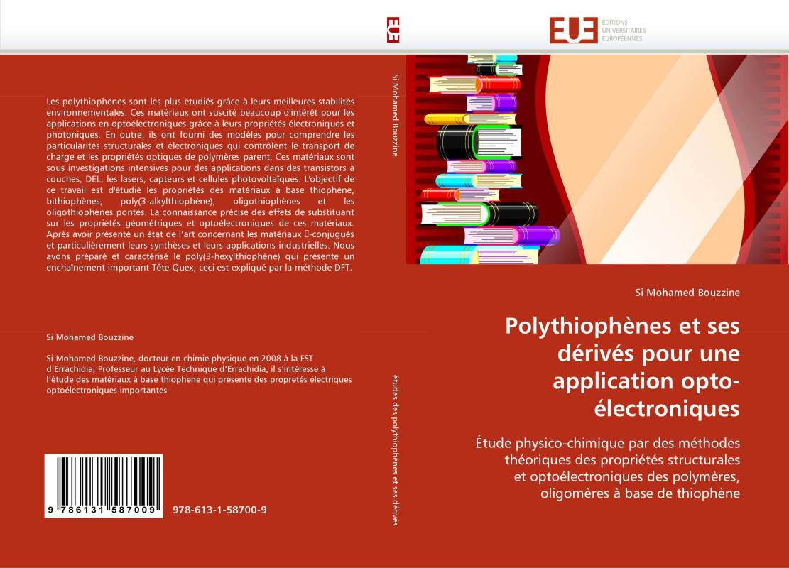 Polythiophènes et ses dérivés pour une application  opto-électroniques