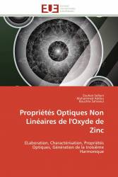 Propriétés Optiques Non Linéaires de l'Oxyde de Zinc