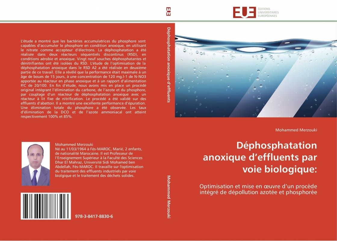 Déphosphatation anoxique d’effluents par voie biologique: