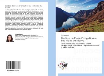 Gestion de l’eau d’irrigation au Sud Atlas du Maroc