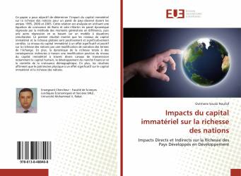 Impacts du capital immatériel sur la richesse des nations