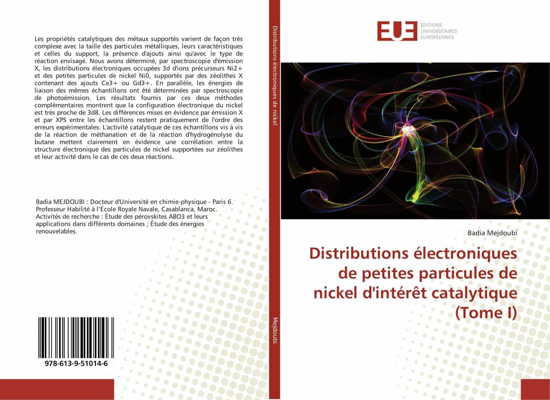 Distributions électroniques de petites particules de nickel d'intérêt catalytique (Tome I)