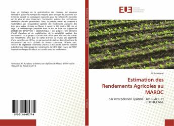 Estimation des Rendements Agricoles au MAROC