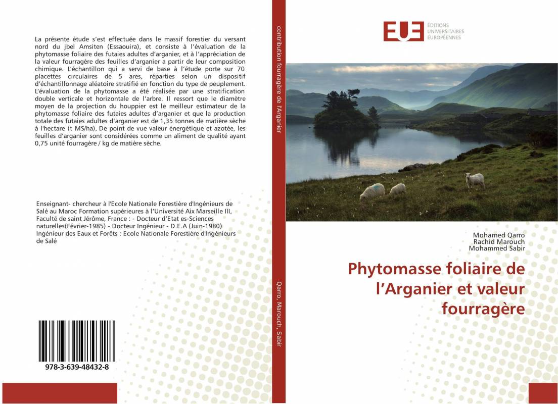Phytomasse foliaire de l’Arganier et valeur fourragère