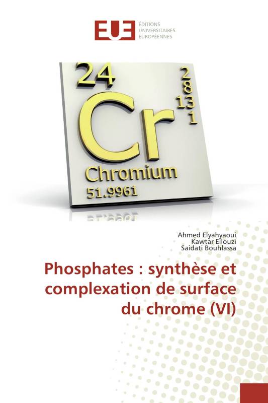 Phosphates : synthèse et complexation de surface du chrome (VI)