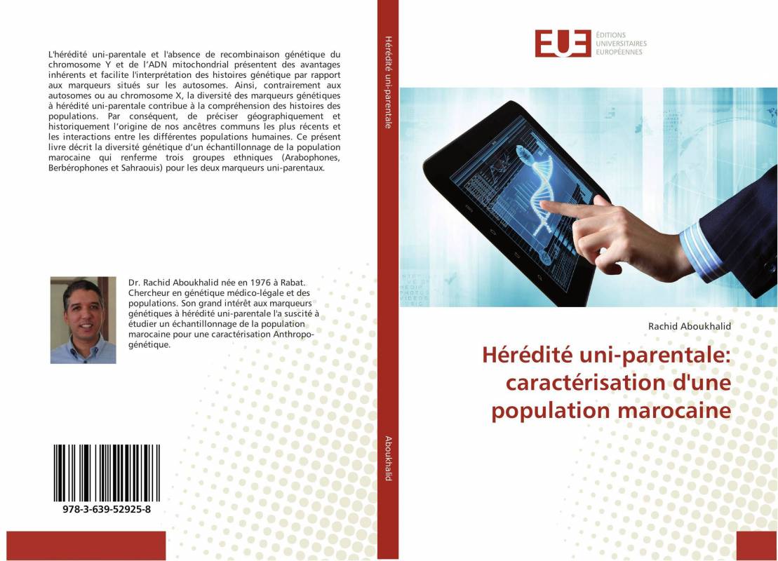 Hérédité uni-parentale: caractérisation d'une population marocaine
