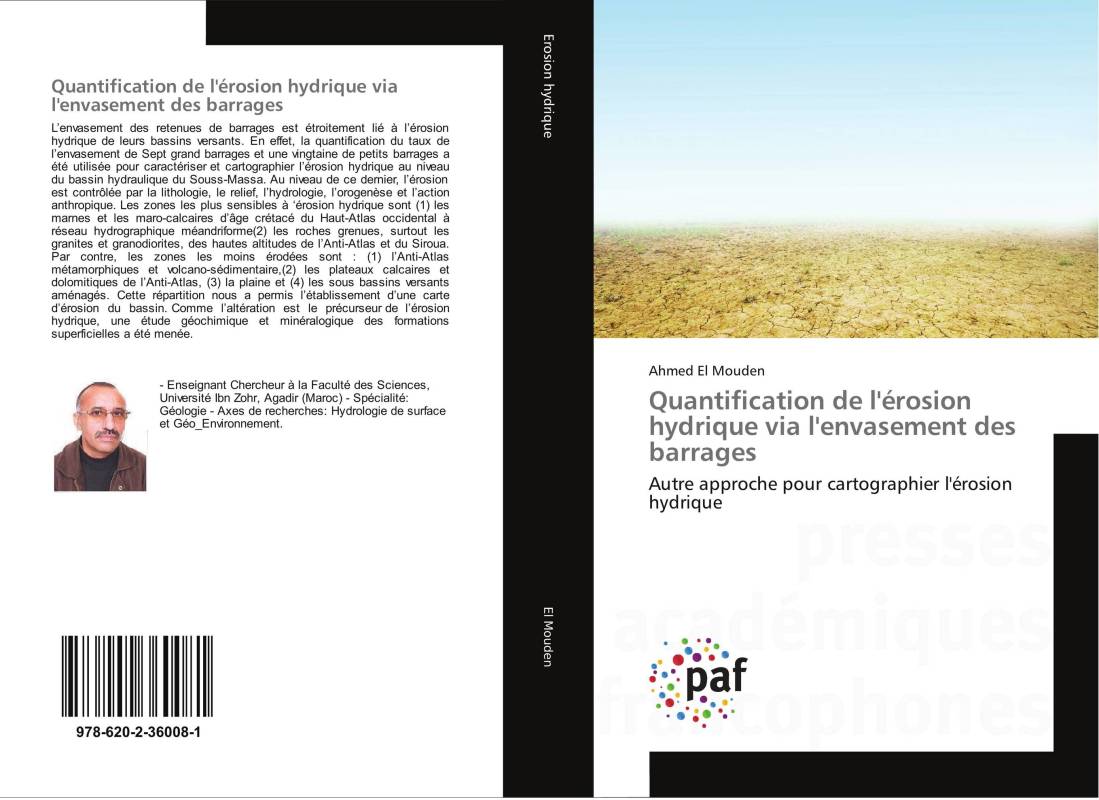 Quantification de l'érosion hydrique via l'envasement des barrages