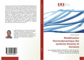 Modélisation thermodynamique des systèmes binaires et ternaires
