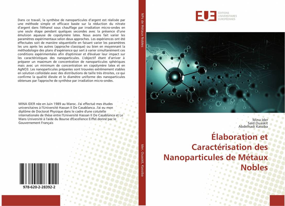 Élaboration et Caractérisation des Nanoparticules de Métaux Nobles