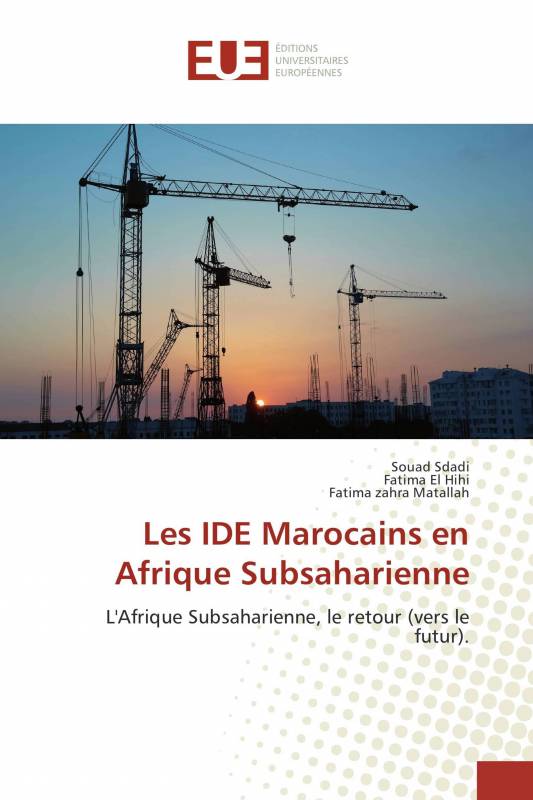 Les IDE Marocains en Afrique Subsaharienne