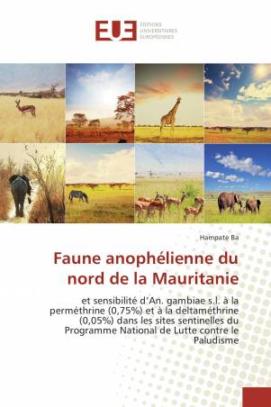 Faune anophélienne du nord de la Mauritanie