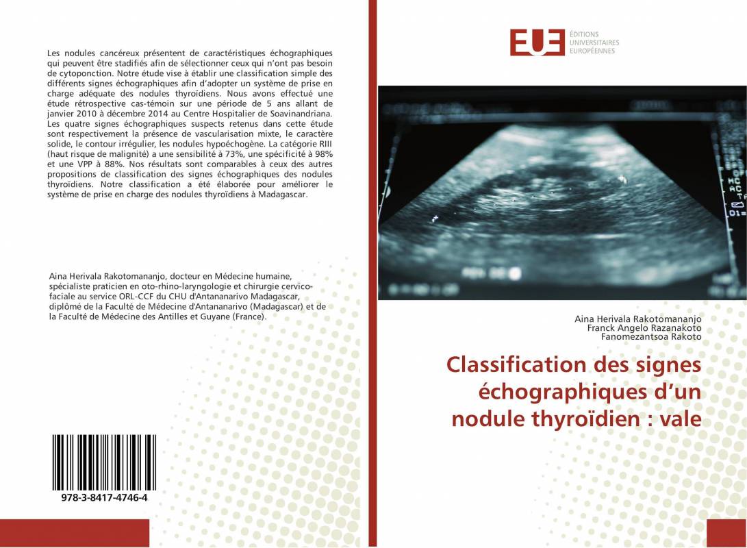 Classification des signes échographiques d’un nodule thyroïdien : vale