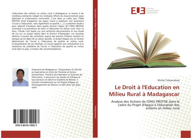 Le Droit à l&#039;Education en Milieu Rural à Madagascar