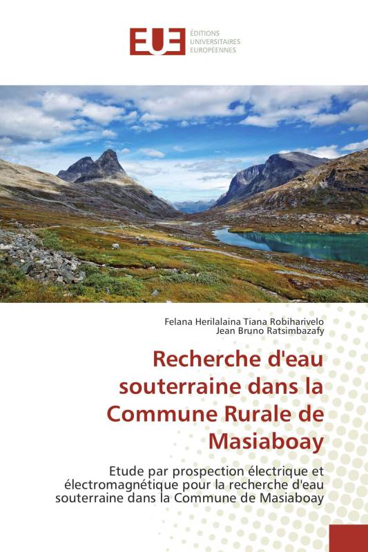 Recherche d'eau souterraine dans la Commune Rurale de Masiaboay