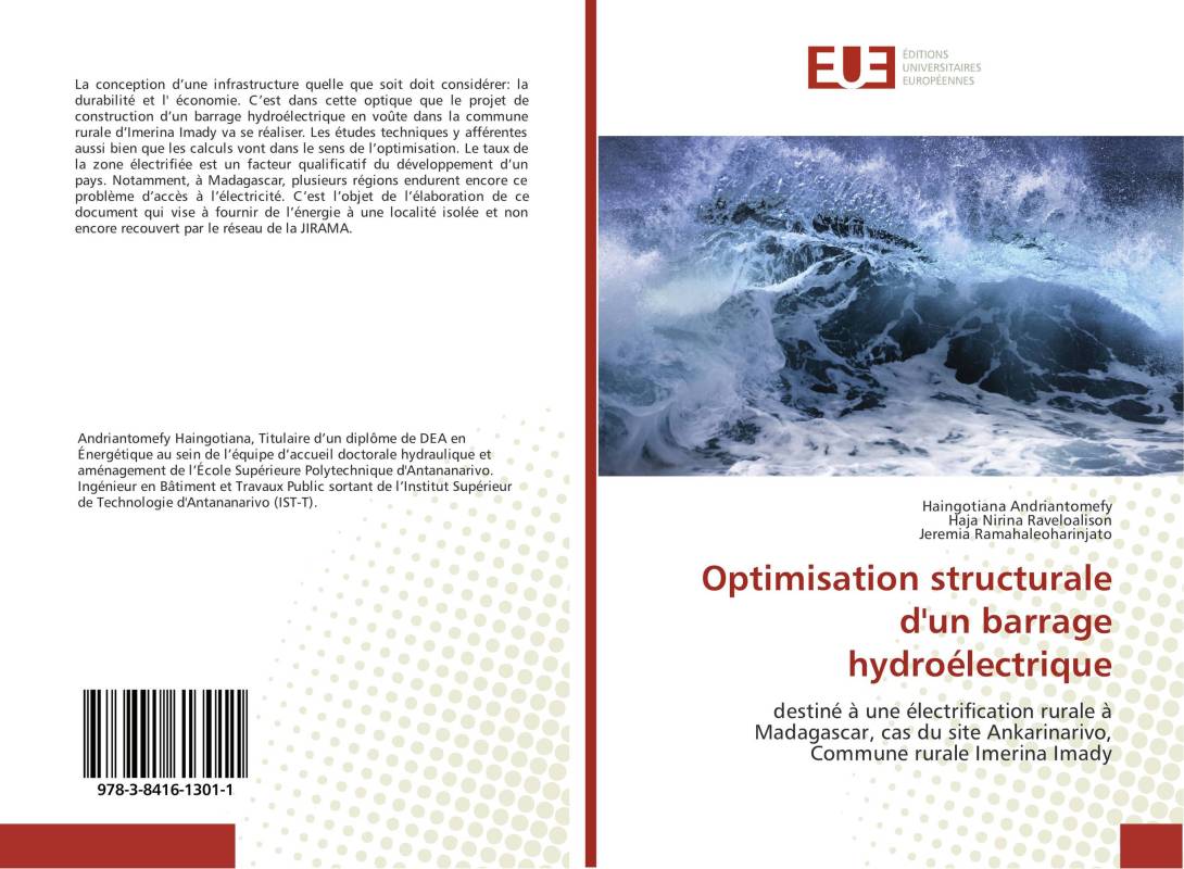 Optimisation structurale d'un barrage hydroélectrique