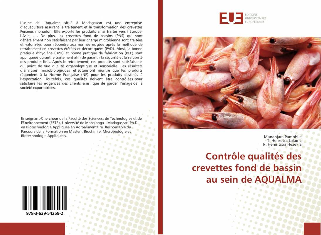 Contrôle qualités des crevettes fond de bassin au sein de AQUALMA