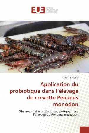Application du probiotique dans l’élevage de crevette Penaeus monodon