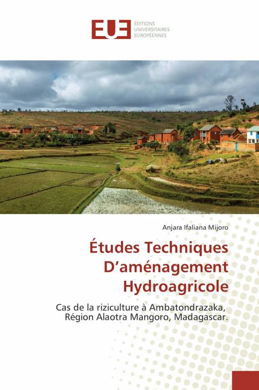 Études Techniques D’aménagement Hydroagricole