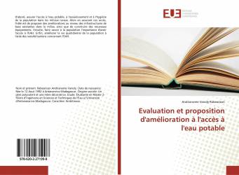 Evaluation et proposition d'amélioration à l'accès à l'eau potable