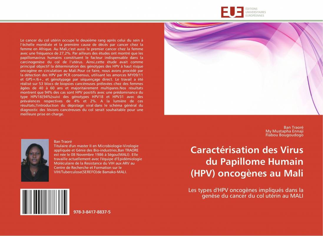 Caractérisation des Virus du Papillome Humain (HPV) oncogènes au Mali