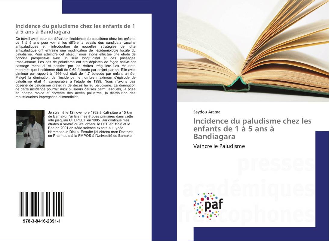 Incidence du paludisme chez les enfants de 1 à 5 ans à Bandiagara