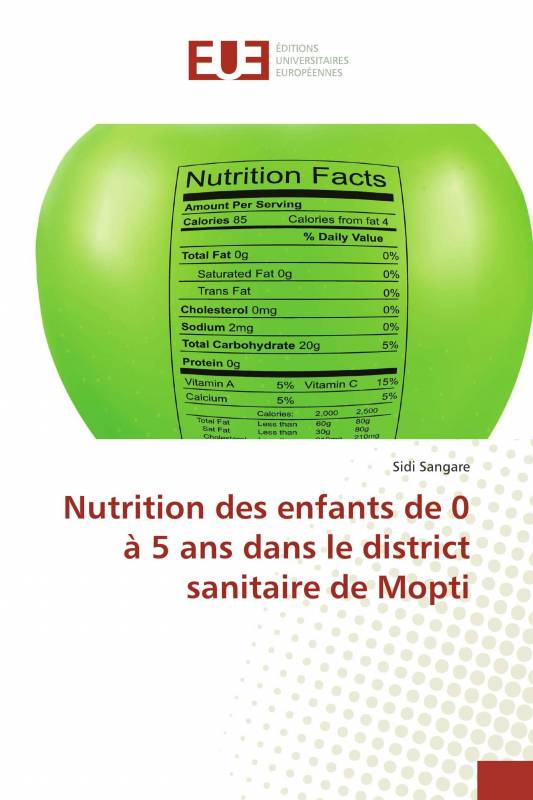 Nutrition des enfants de 0 à 5 ans dans le district sanitaire de Mopti