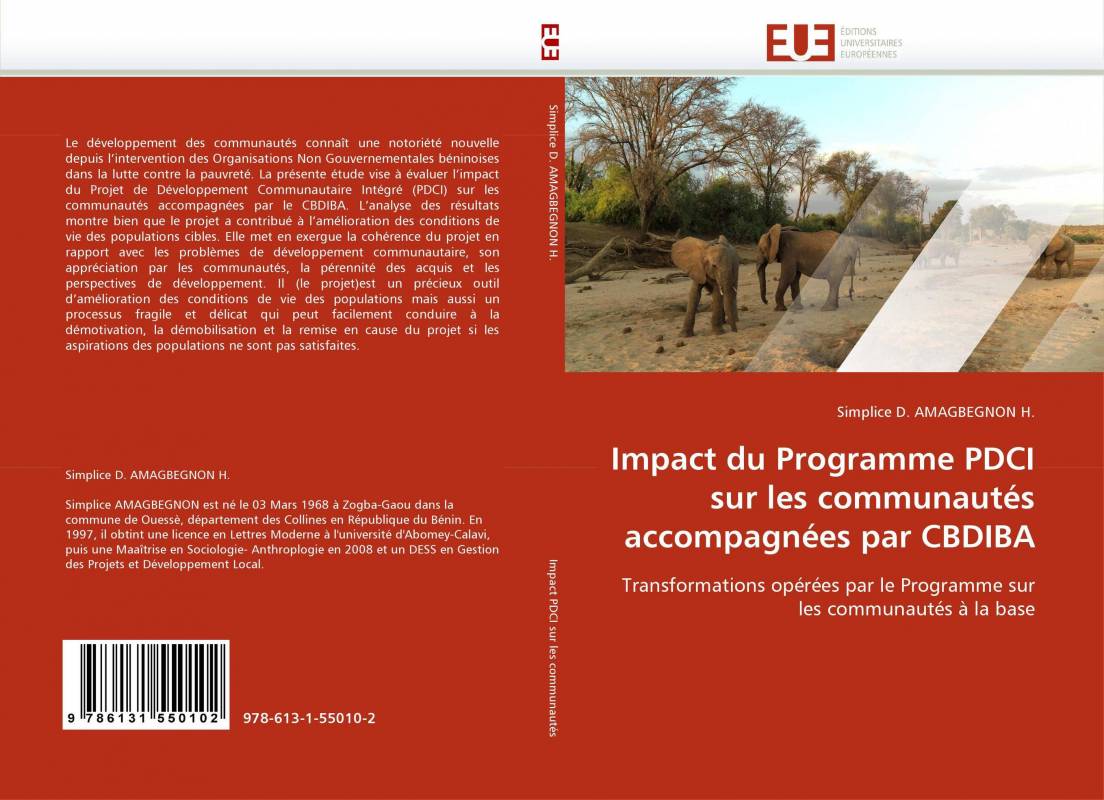 Impact du Programme PDCI sur les communautés accompagnées par CBDIBA