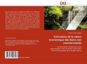 Estimation de la valeur économique des biens non commercialisés