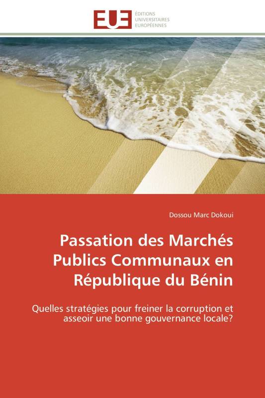 Passation des Marchés Publics Communaux en République du Bénin