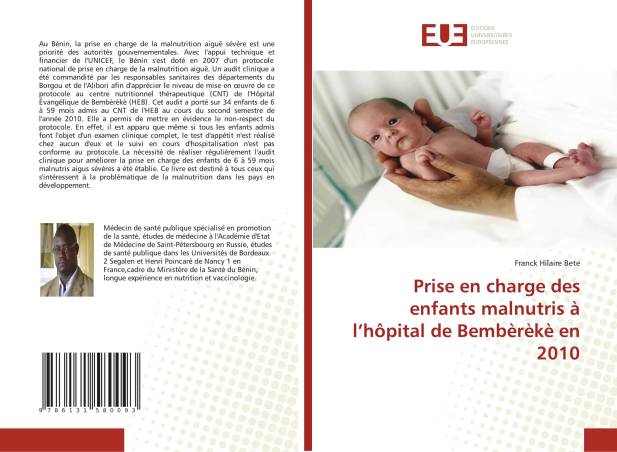 Prise en charge des enfants malnutris à l’hôpital de Bembèrèkè en 2010