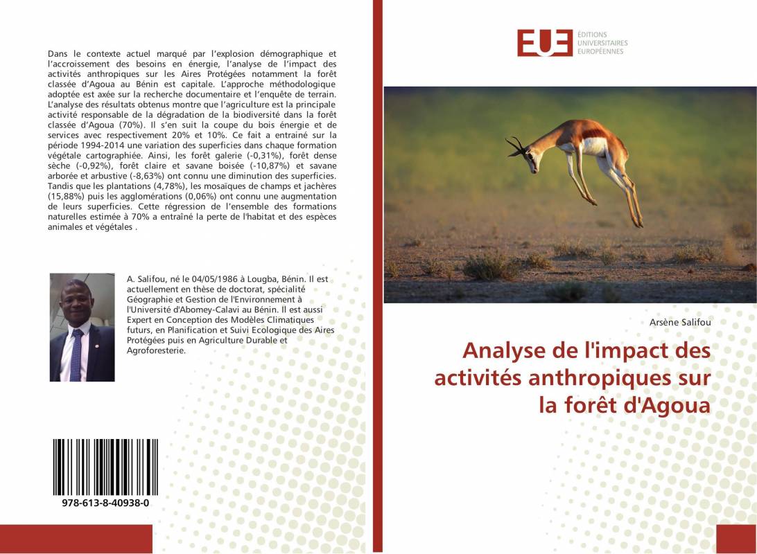 Analyse de l'impact des activités anthropiques sur la forêt d'Agoua