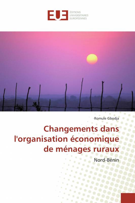 Changements dans l'organisation économique de ménages ruraux