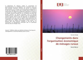 Changements dans l'organisation économique de ménages ruraux