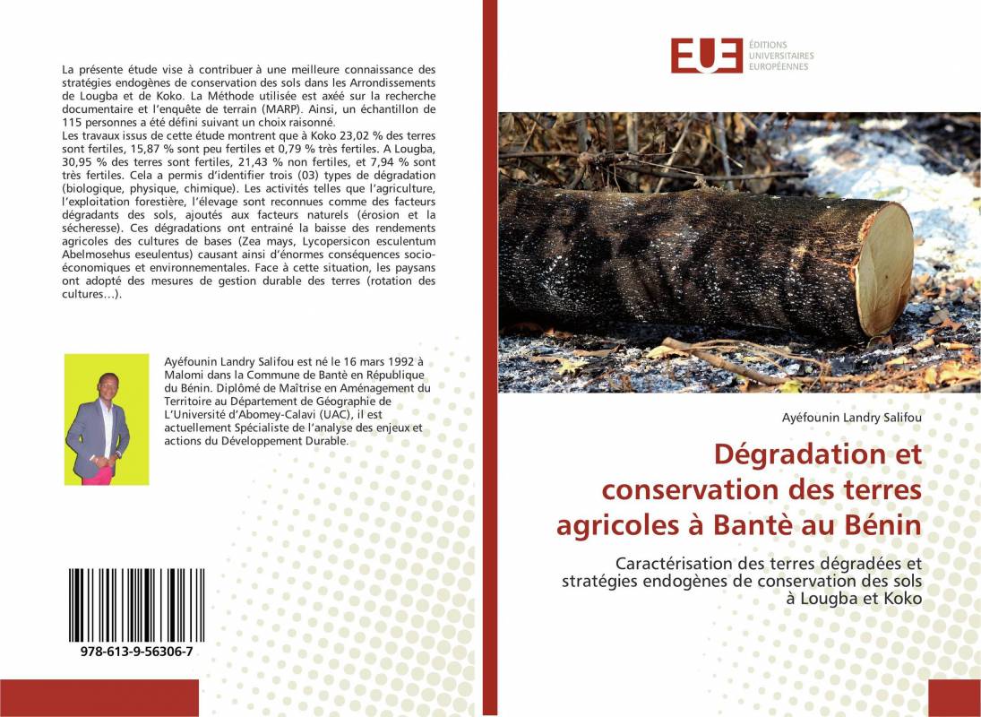 Dégradation et conservation des terres agricoles à Bantè au Bénin