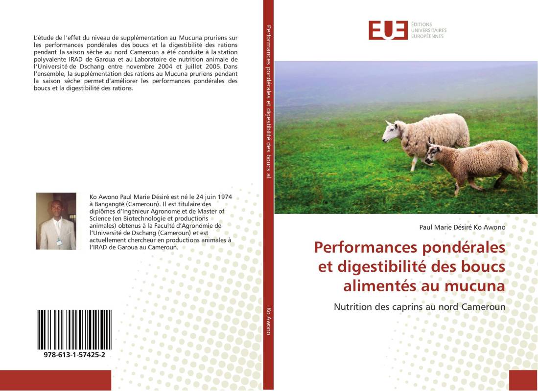 Performances pondérales et digestibilité des boucs alimentés au mucuna