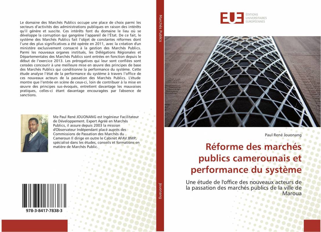Réforme des marchés publics camerounais et performance du système
