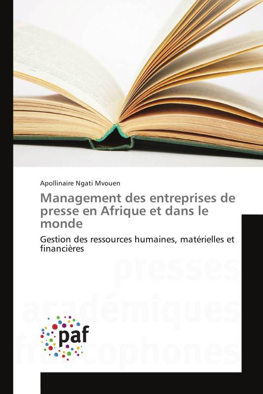 Management des entreprises de presse en Afrique et dans le monde