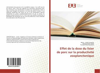 Effet de la dose du lisier de porc sur la productivité zooplanctonique