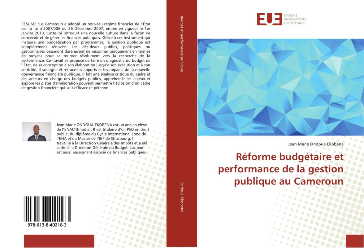 Réforme budgétaire et performance de la gestion publique au Cameroun