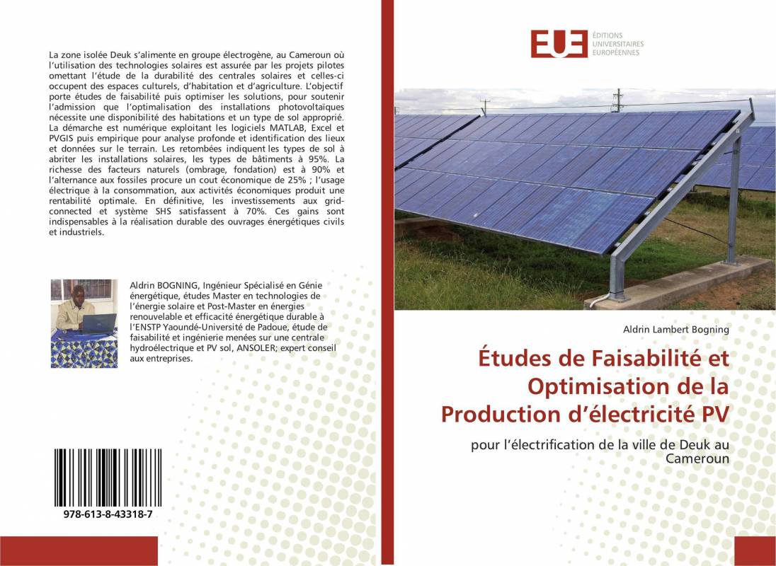 Études de Faisabilité et Optimisation de la Production d’électricité PV